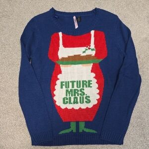 Love By Design Blue Festive Sweater